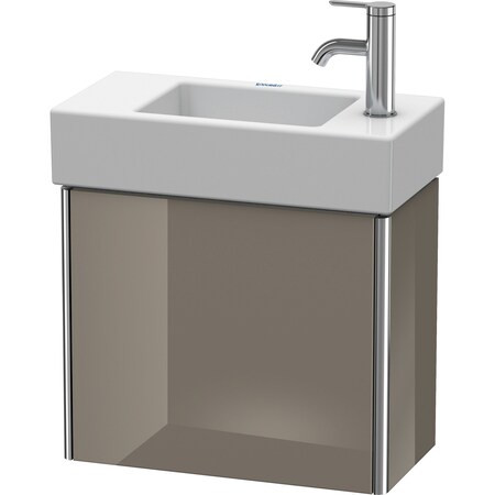 Xsquare Wall-Mounted Vanity Unit Flannel Gray High Gloss